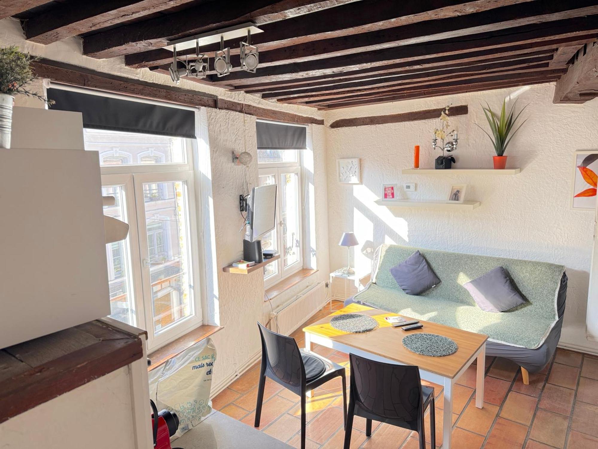 CHARME VIEUX LILLE Apartment 1 chambre 24H24H Access Exterior foto